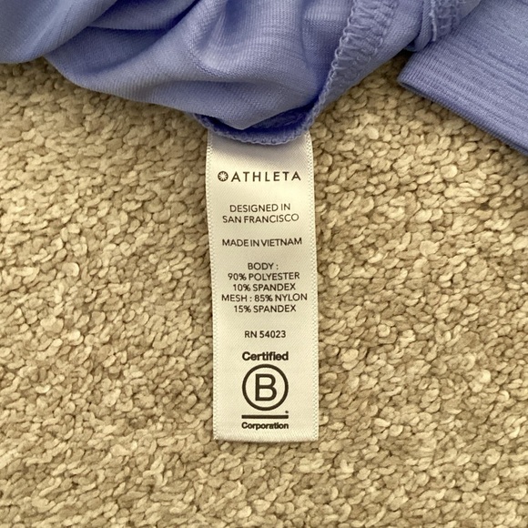 Athleta Light Purple Ruched Hoodie small - Picture 7 of 7